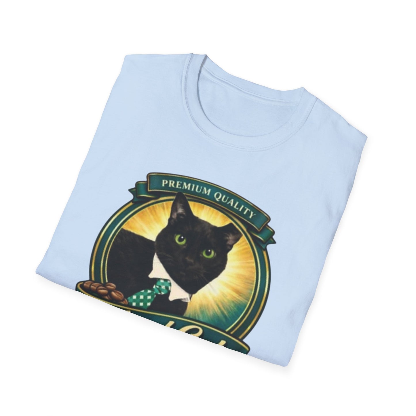 Feral Cat Coffee T-Shirt – Vintage Black Cat Coffee Logo Tee