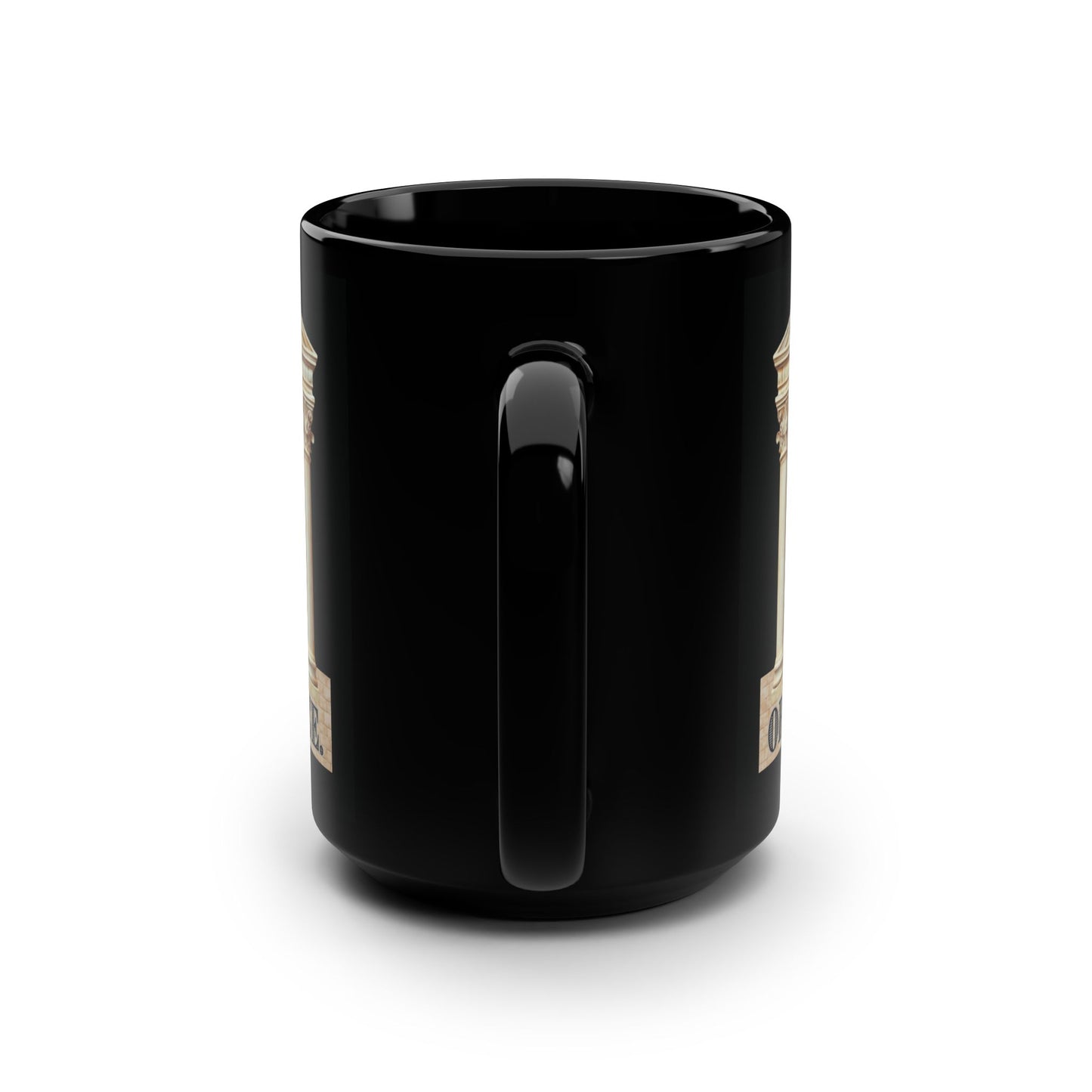 My body is a temple...  — 15oz Black Ceramic