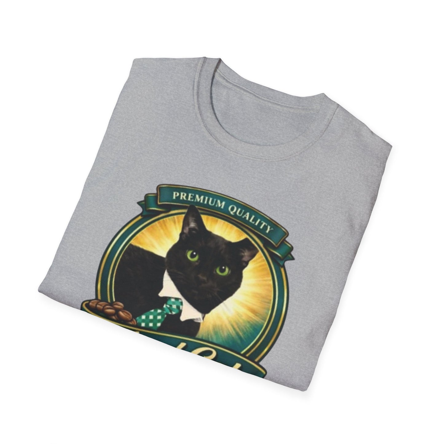 Feral Cat Coffee T-Shirt – Vintage Black Cat Coffee Logo Tee