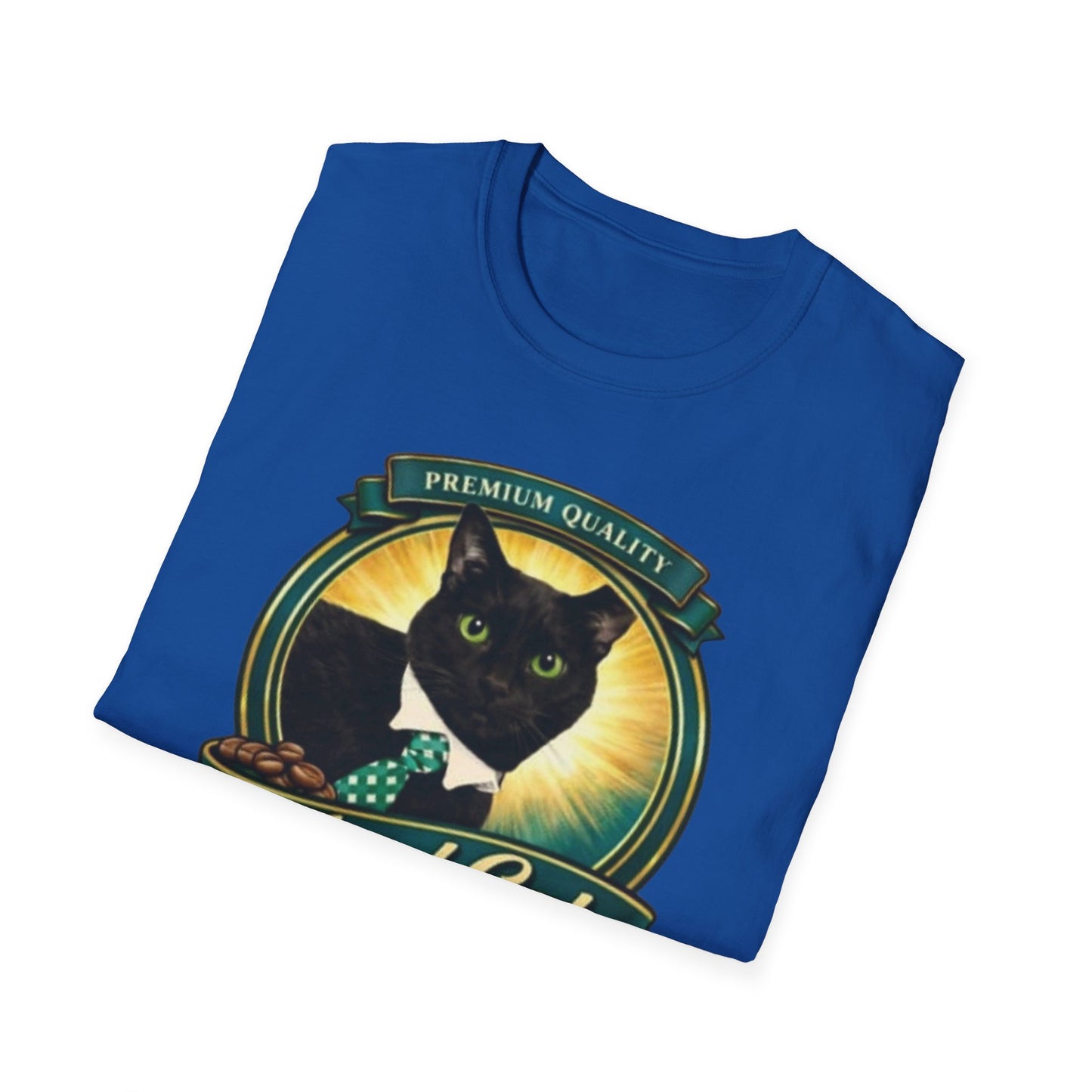 Feral Cat Coffee T-Shirt – Vintage Black Cat Coffee Logo Tee