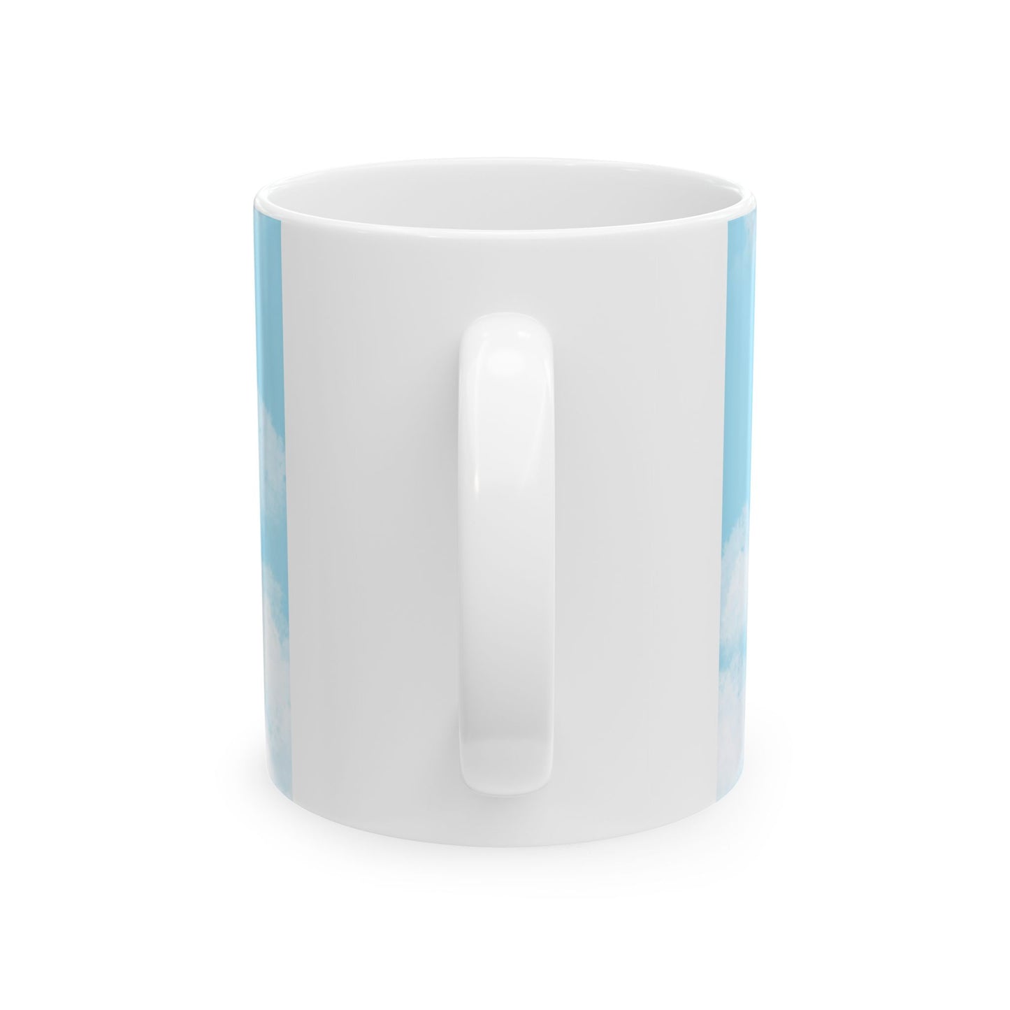 "Grey skies are going to clear up..." Sunny Rainbow Coffee Cup (11oz, 15oz)
