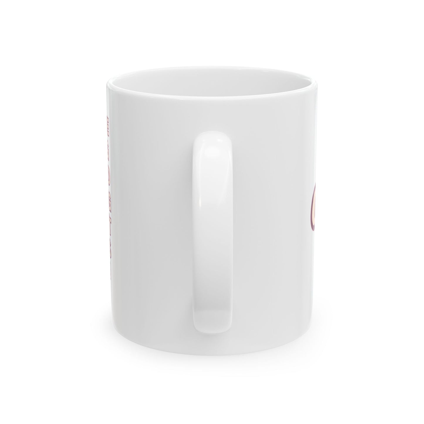 Funny Coffee Mug — "Coffee Because..." Bold Retro Script Ceramic Mug (11oz & 15oz)