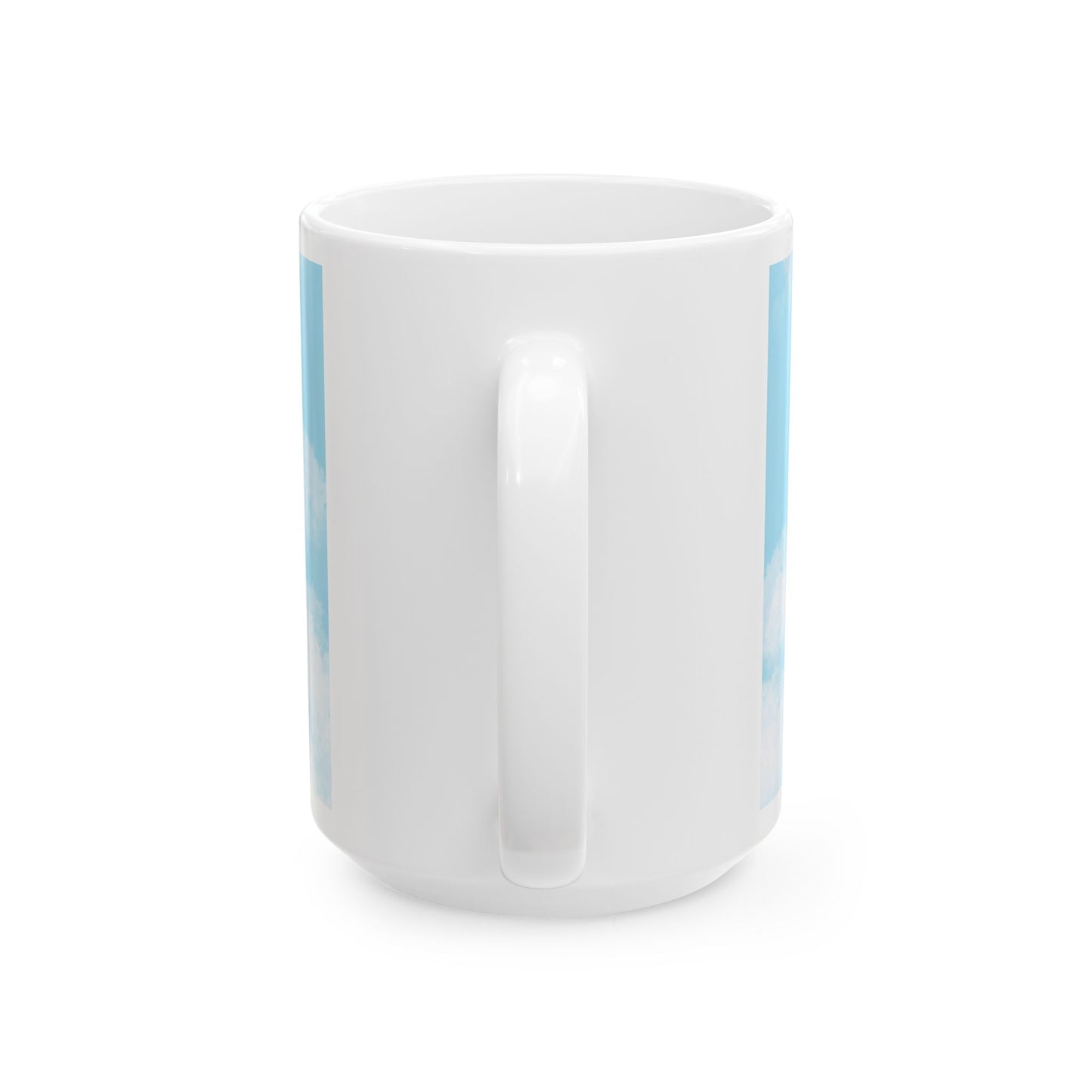 "Grey skies are going to clear up..." Sunny Rainbow Coffee Cup (11oz, 15oz)